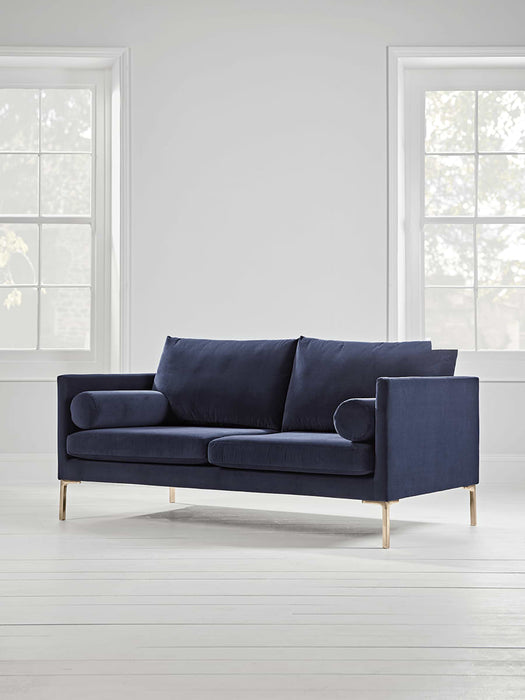 Rene Velvet Sofa - Navy