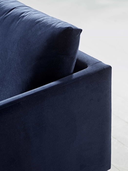 Rene Velvet Sofa - Navy