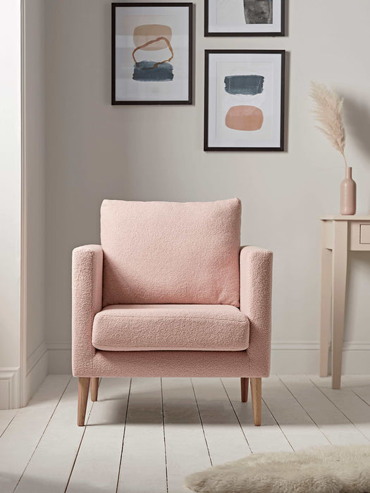 Teddy Armchair - Powder Pink