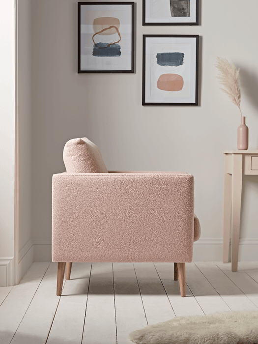 Teddy Armchair - Powder Pink