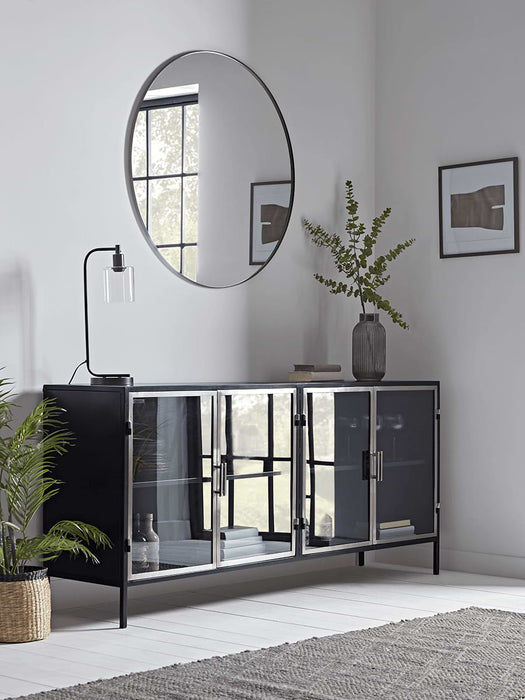 Burnished Steel Sideboard