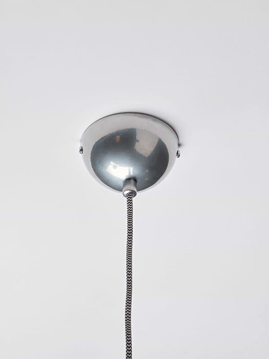 Zinc & Glass Pendant