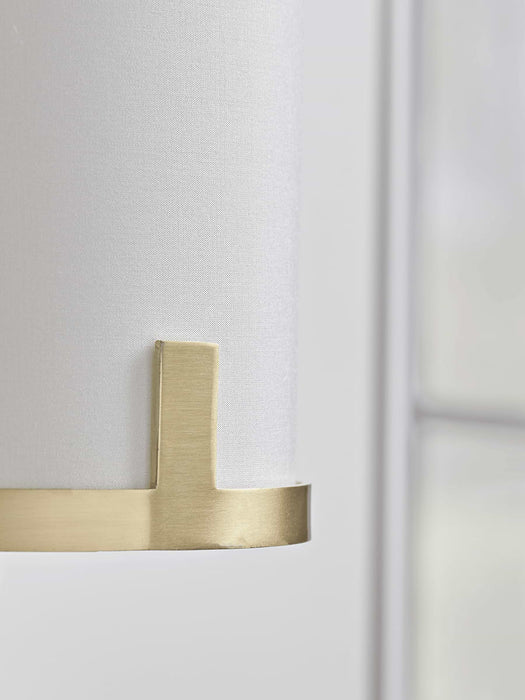 Brushed Gold & Marble Effect Wall Lamp