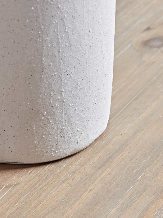 Soft Grey Ceramic Bottle Lamp
