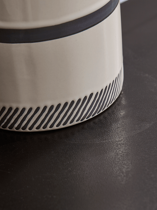 Black Stripes Ceramic Table Lamp