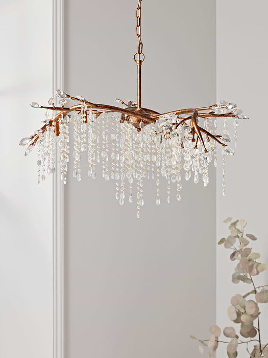 Cascading Crystals Chandelier