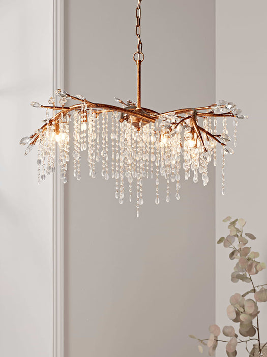 Cascading Crystals Chandelier