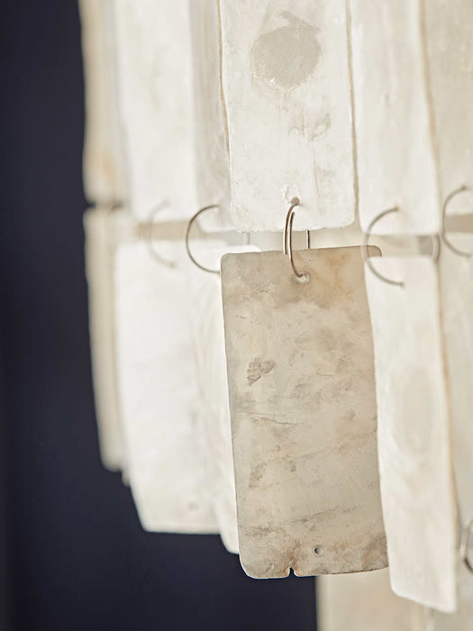 Tiered Capiz Chandelier