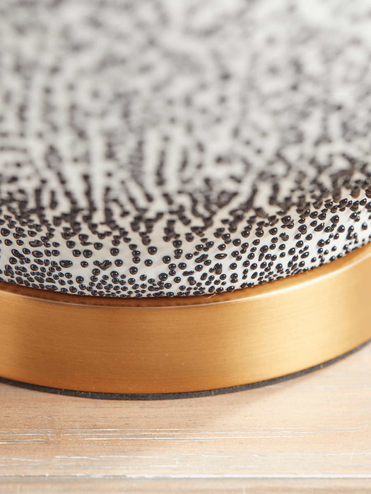 Blue Speckled Table Lamp
