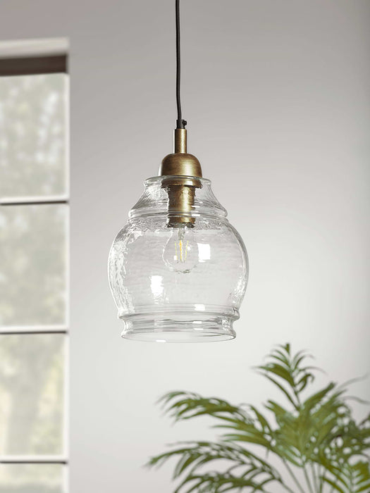 Barrel Glass Pendant