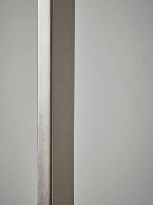 Brushed Silver Floor Lamp