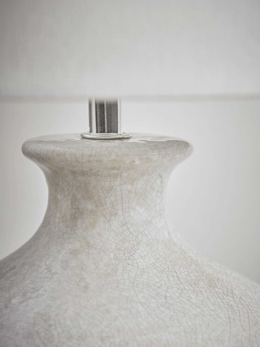 Round Crackle Glaze Table Lamp