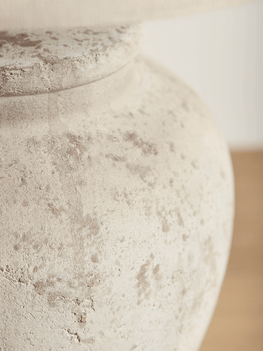 Textured Cement Table Lamp