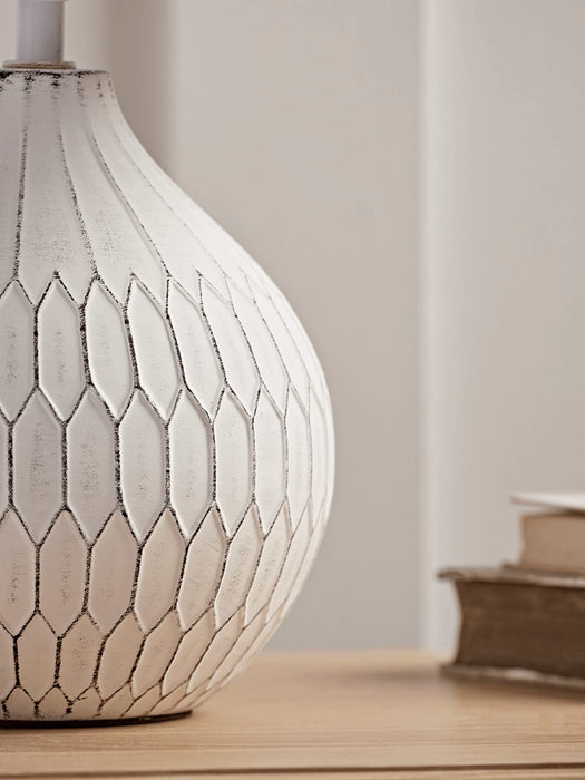 Tapered Geometric Bedside Lamp
