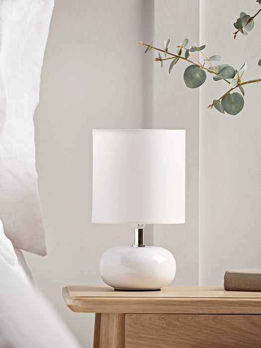 Glazed Ceramic Bedside Lamp