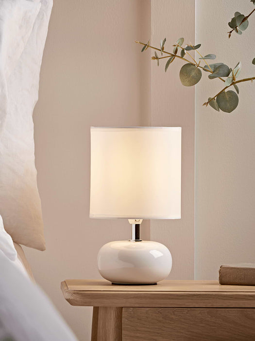 Glazed Ceramic Bedside Lamp