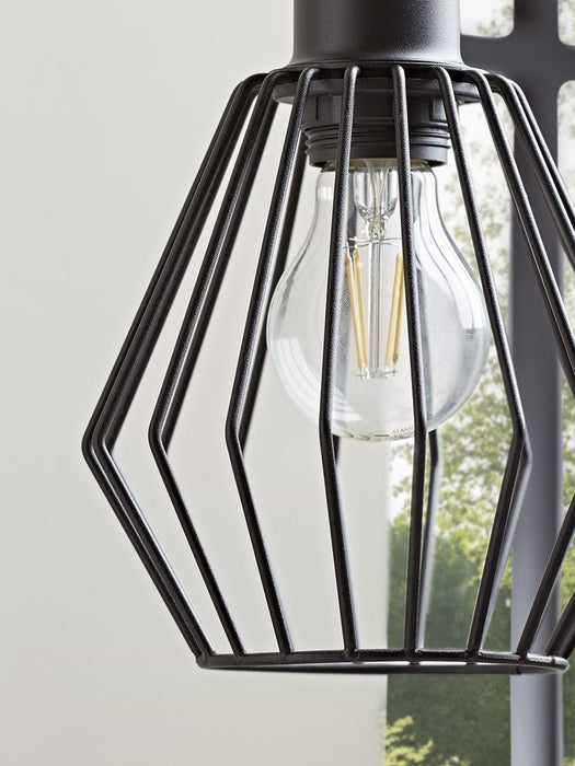 Caged Industrial Wall Light