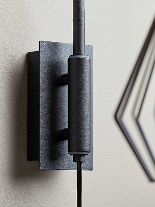 Caged Industrial Wall Light