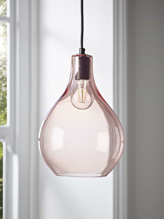 Teardrop Pendant - Blush