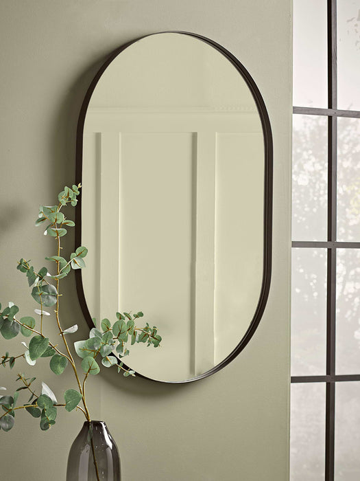 Slim Frame Oval Mirror