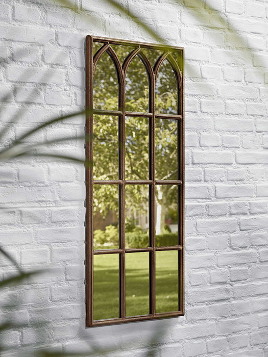 Outdoor Rectangular Gothic Mirror