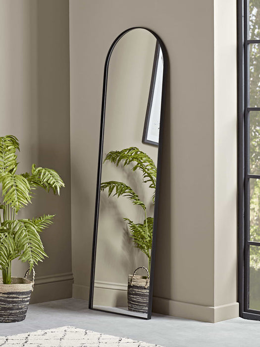 Slim Arch Mirror - Black