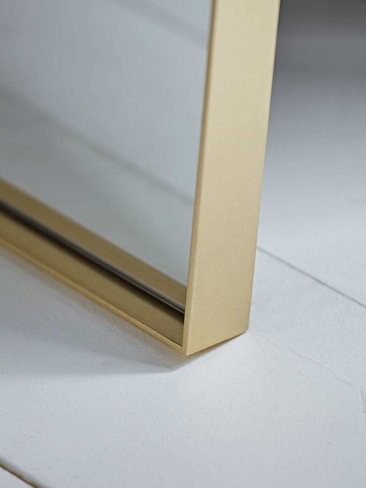 Slim Arch Mirror - Soft Gold