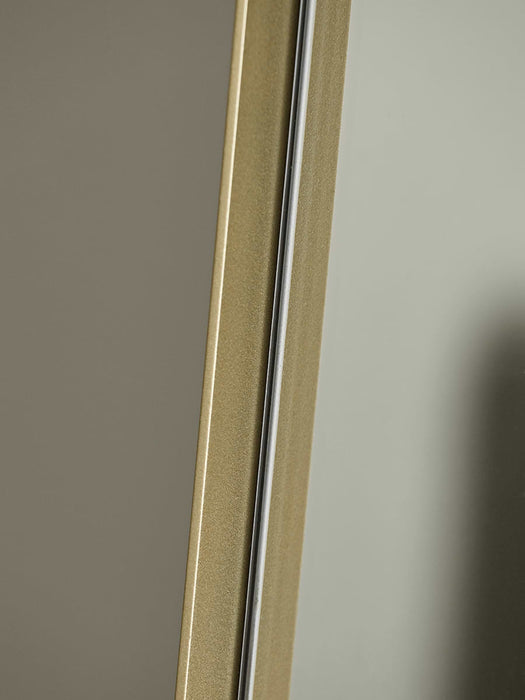 Slim Arch Mirror - Soft Gold