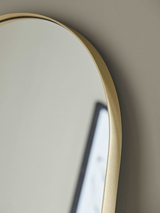 Slim Arch Mirror - Soft Gold