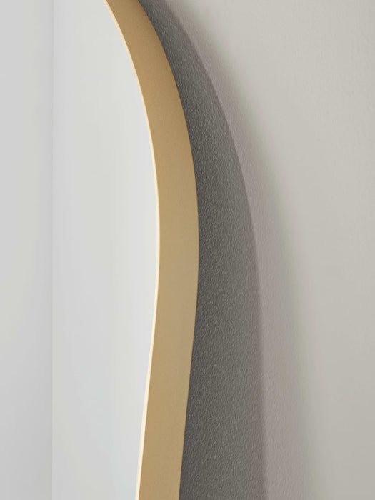 Slim Arch Mirror - Soft Gold