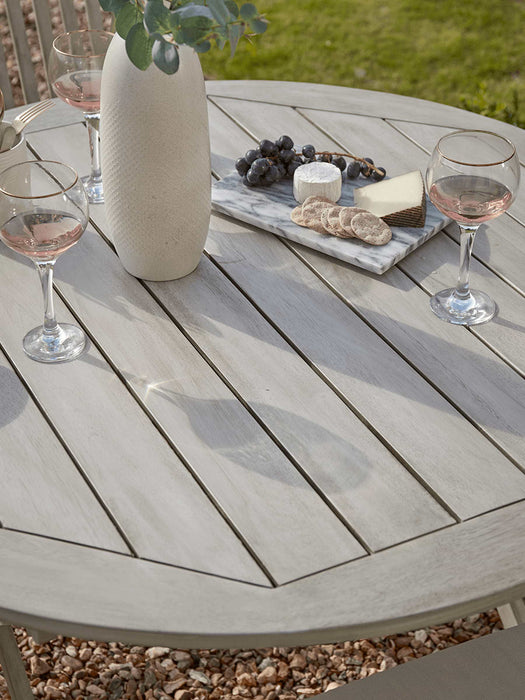 Ravenna Round Dining Set - Grey