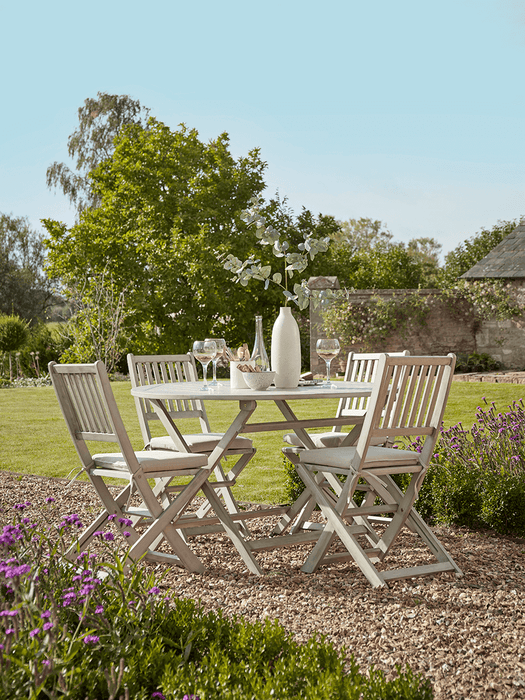 Ravenna Round Dining Set - Grey