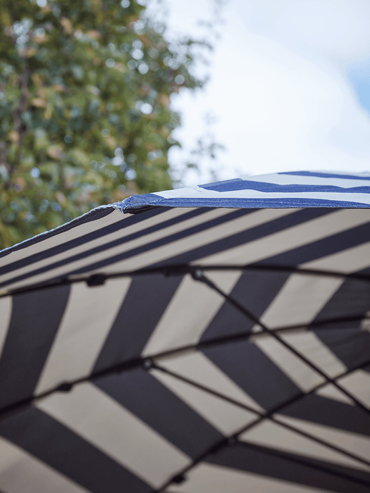 Striped Parasol Set - Blue