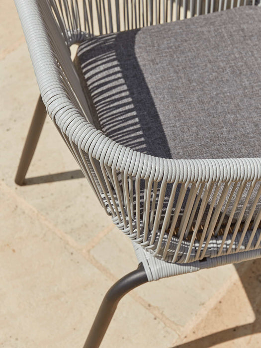Two Grey String Dining Chairs