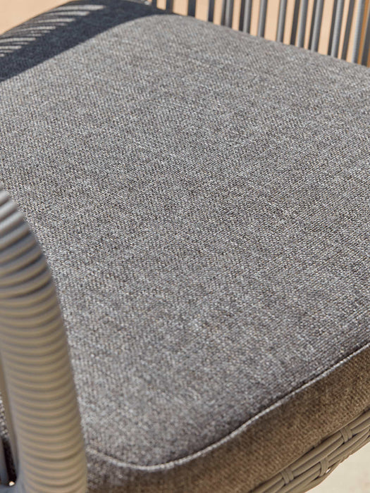 Two Grey String Dining Chairs