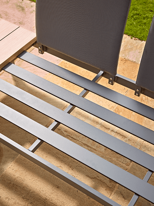Stockholm Corner Lounge Set With Firepit