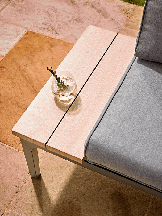 Stockholm Corner Lounge Set With Firepit
