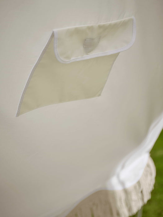 Fringed Canopy - Antique White