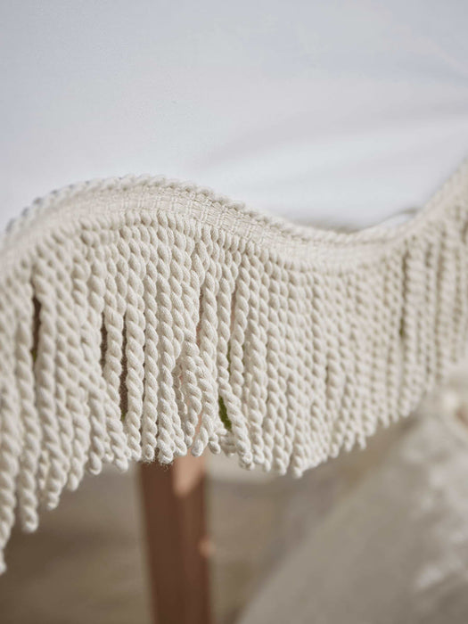 Fringed Canopy - Antique White