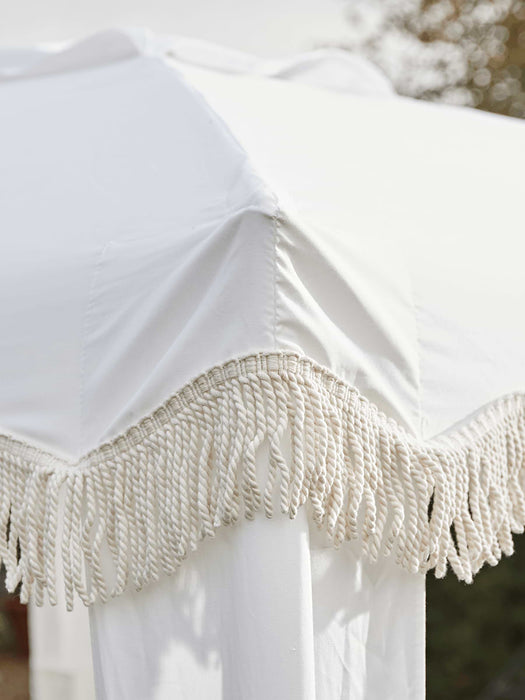 Fringed Gazebo - Antique White