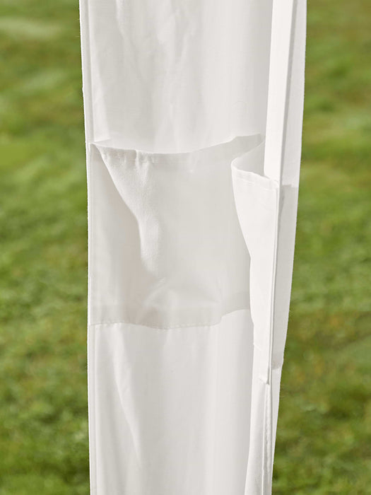 Fringed Gazebo - Antique White