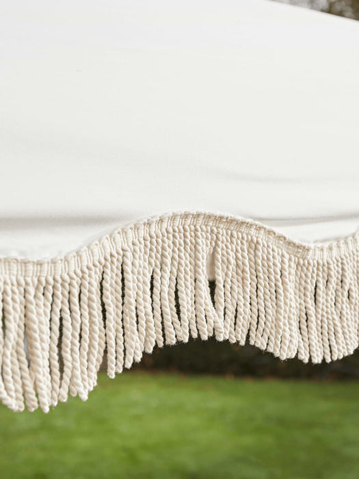 Fringed Gazebo - Antique White