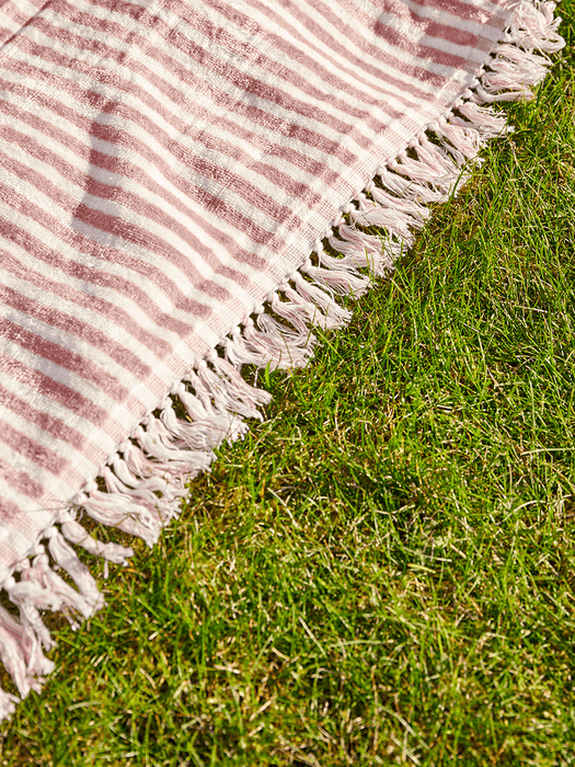 Parasol Blanket - Blush Stripe