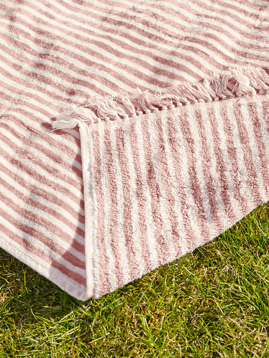 Parasol Blanket - Blush Stripe