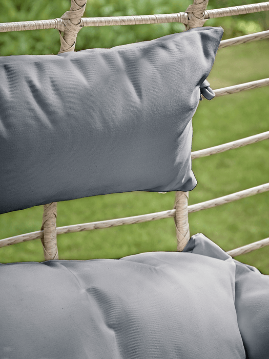 Double Hanging Chair Cushion - Grey
