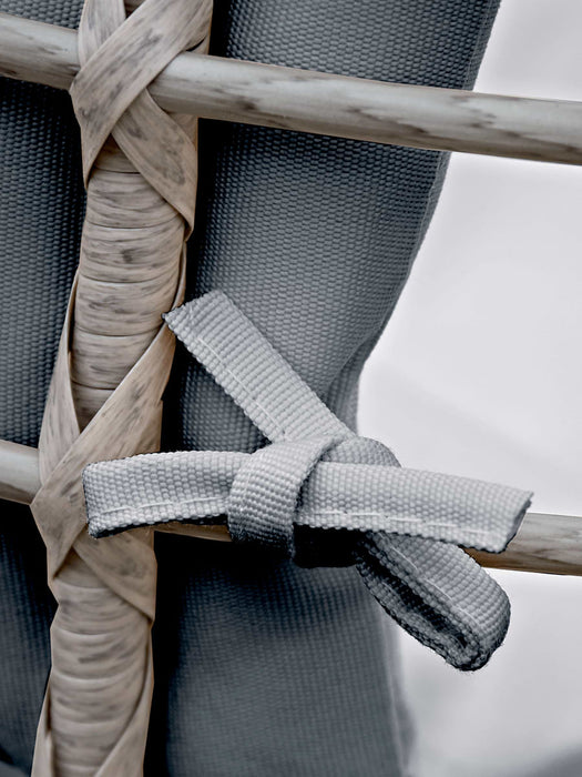 Double Hanging Chair Cushion - Grey
