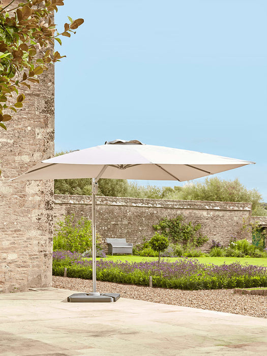 Square Cantilever Parasol - Soft Grey