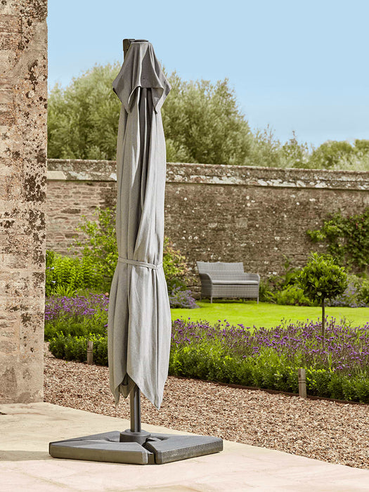 Square Cantilever Parasol - Charcoal