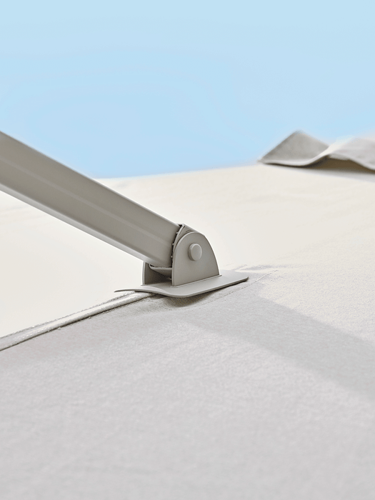 Square Cantilever Parasol - Charcoal
