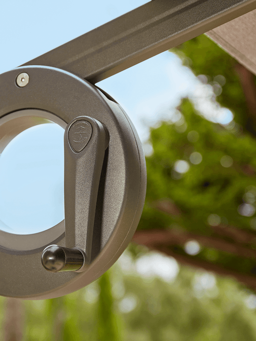 Square Cantilever Parasol - Charcoal